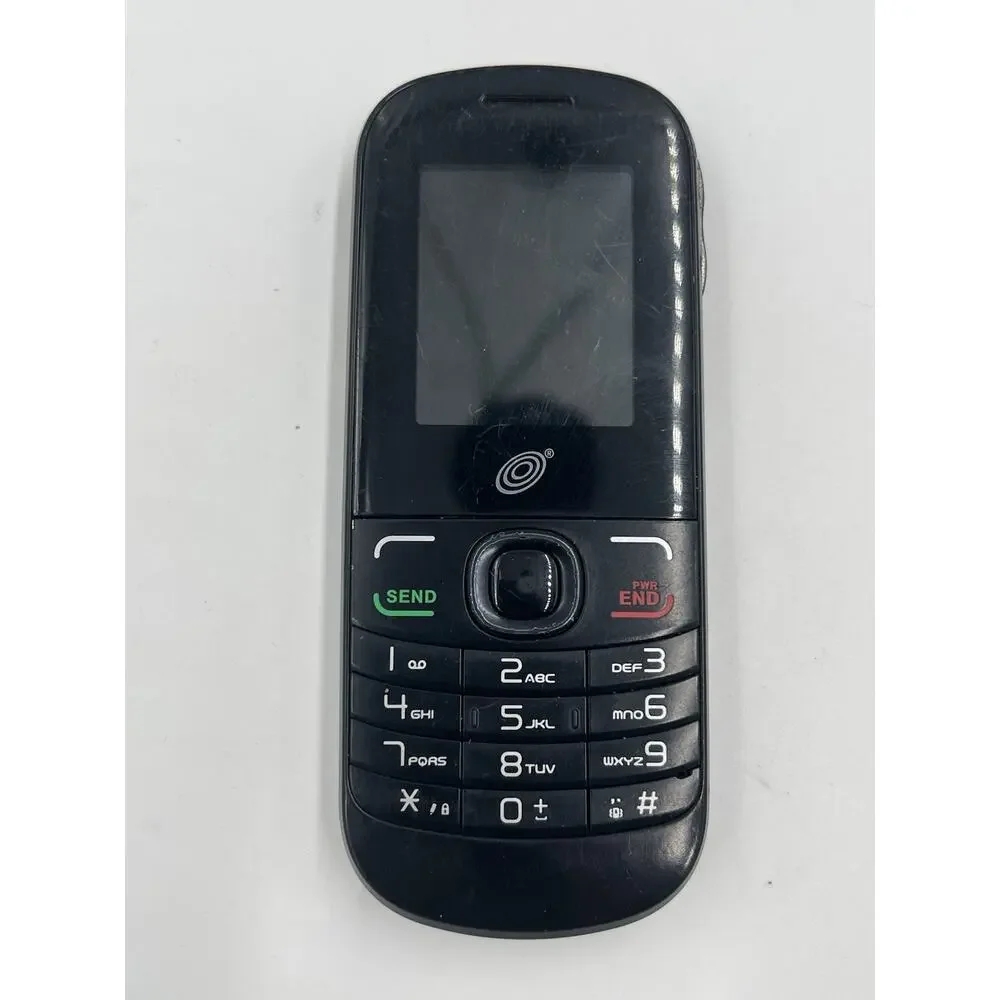 Alcatel Black One Touch Tracfone A205G Call Phone No Battery Untested